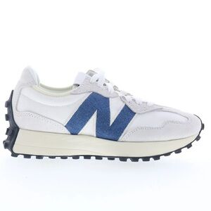 💙New Balance 327 Cream and Blue Retro Runner Sneakers *Rare color